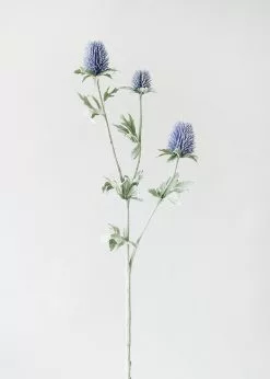 Afloral Periwinkle Artificial Thistle Wildflowers - 30.5" Artificial Flowers