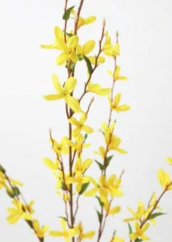 Afloral Artificial Forsythia Branch In Yellow - 38