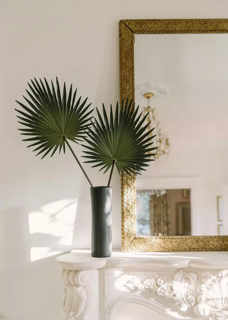 Afloral Artificial Fan Palm Leaf - 30" Artificial Plants