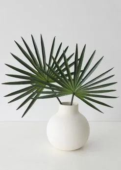 Afloral Fake Fan Palm Tropical Leaf - 28"