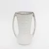 Afloral Farmhouse Ceramic Vase With Handles - 7.75" Vases
