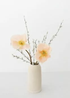 Afloral Artificial Flowers Artificial Pussy Willow Branch - 31