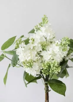 Afloral Artificial Lilac Flowers Bouquet - 15.5"