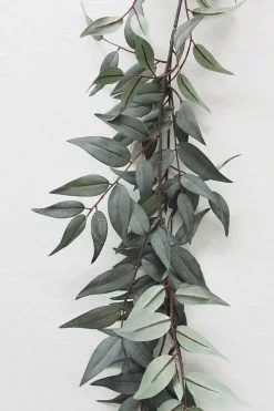 Afloral Artificial Plants Artificial Italian Ruscus Leaf Garland - 6'