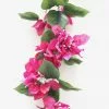 Afloral Silk Bougainvillea Garland In Deep Pink - 72"