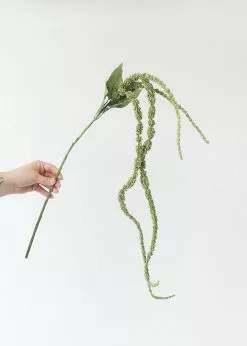 Afloral Artificial Plants Artificial Amaranthus Spray In Green - 45