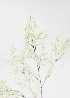 Afloral Artificial Flowers Faux Caspia Flower In White - 29"