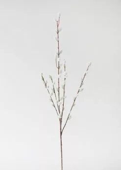 Afloral Artificial Flowers Artificial Pussy Willow Branch - 31"