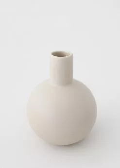 Afloral Beige Mini Ceramic Bud Vase - 5