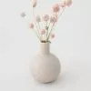 Afloral Beige Mini Ceramic Bud Vase - 5"