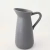 Afloral Matte Glazed Ceramic Pitcher - 9.5" Vases