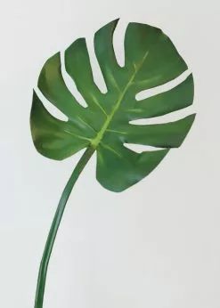 Afloral Artificial Plants Real Touch Monstera Leaf - 29