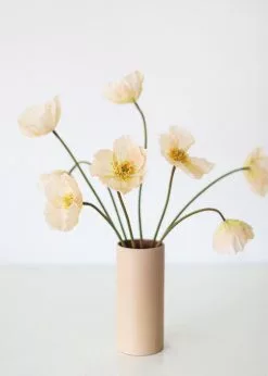 Afloral Soft Peach Silk Poppy - 23