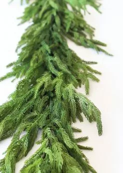 Afloral Real Touch Norfolk Pine Garland - 60" Artificial Plants