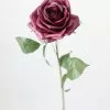 Afloral Silk Flowers Rose In Plum Purple - 21.5" Artificial Flowers