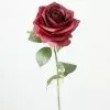 Afloral Burgundy Fake Flowers Rose - 21.5"