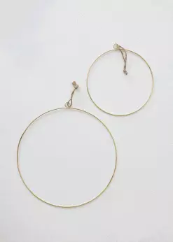 Afloral Dried Floral Hoop Styling Kit - 2 Hoops Dried Flowers