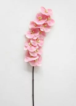 Afloral Large Pink Real Touch Fake Orchids - 44