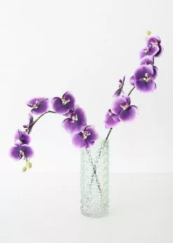 Afloral Faux Phalaenopsis Orchid In Purple - 45