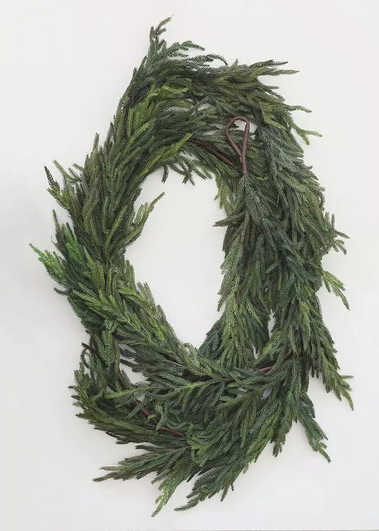 Afloral Real Touch Norfolk Pine Garland - 180" X-Long