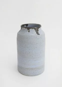 Afloral Vases Lavender Haze Speckled Clay Vase By Gina DeSantis Ceramics - 8"