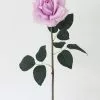 Afloral Artificial Flowers Real Touch Rose In Lavender - 20.5"