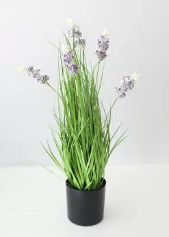Afloral Fake Wildflowers And Grass Plant In Pot - 24"