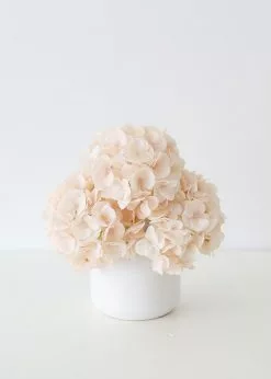 Afloral Oversized Artificial Hydrangea In Blush - 19