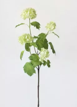 Afloral Soft Green Artificial Snowball Flowers - 24" Artificial Flowers