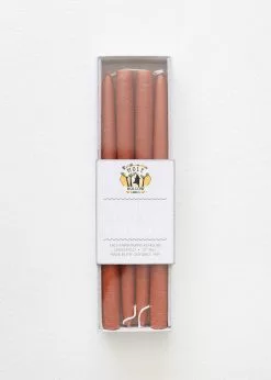 Afloral Tools & Accents Pack Of 4 Hand-Dipped Terracotta Candles - 12