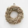 Afloral Dried Flowers Small Natural Dried Grain Grass Wreath - 11-12"