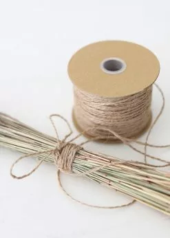 Afloral Tools & Accents Natural Burlap Jute Rope Twine - 100 Yds