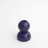 Afloral Navy Ceramic Geometric Candle Holder - 3.25" Tools & Accents