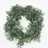 Afloral Artificial Olive Leaf And Berry Wreath - 22" Artificial Plants