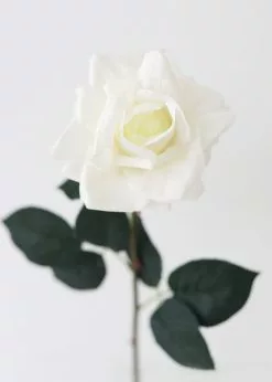 Afloral Cream Real Touch Rose Fake Flower - 20.5"