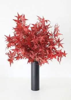 Afloral Fall Red Artificial Japanese Maple Leaves - 27