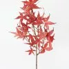 Afloral Fall Red Artificial Japanese Maple Leaves - 27" Artificial Plants