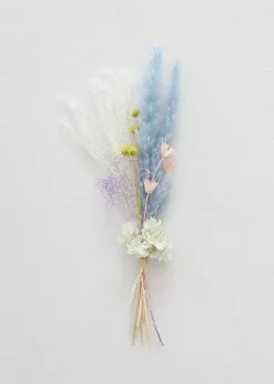 Afloral Petite Colorful Pastel Bouquet Of Dried Flowers - 4-16"