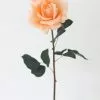 Afloral Peach Real Touch Rose - 20.5" Artificial Flowers