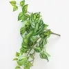 Afloral Artificial Plants UV Protected Peperomia Fake Hanging Plant - 19.5"