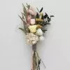 Afloral Dried Flowers Pink And Yellow Dried Flower Bouquet - 6.5-12"