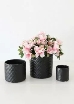 Afloral Artificial Flowers Pink Azalea Silk Flowers Bush - 13