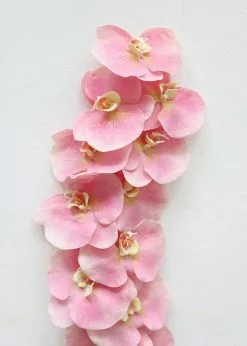 Afloral Large Pink Real Touch Fake Orchids - 44