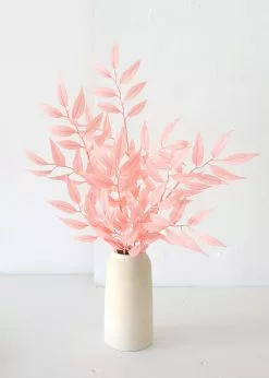 Afloral Fake Smilax Leaves In Pink - 26" Artificial Plants