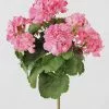 Afloral Pink UV Protected Indoor/Outdoor Geranium Bush - 18" Artificial Flowers