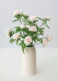 Afloral Artificial Flowers Blush Artificial Clover Wildflowers - 21.5