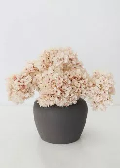 Afloral Artificial Flowers Blush Oversized Hydrangea Silk Flower - 27"