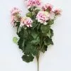 Afloral Pink UV Protected Indoor/Outdoor Fake Geranium Bush - 24"