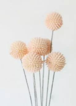 Afloral Artificial Craspedia Billy Buttons In Pink - 21