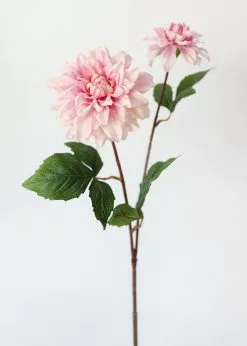 Afloral Fake Flowers Pink Real Touch Dahlia - 23.5"